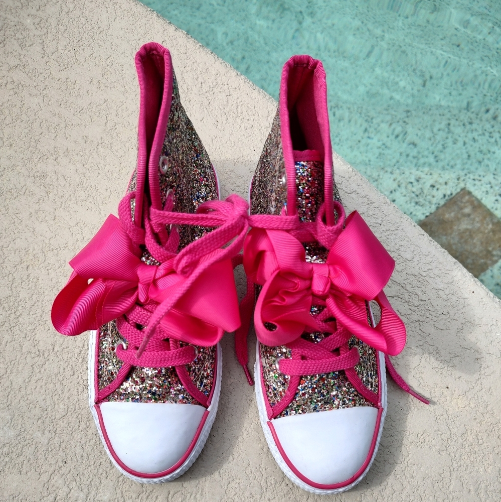 JoJo Siwa glitter high tops - Picture 3 of 9